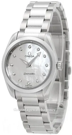 Omega Aqua Terra 220.10.28.60.55.001 28mm Stainless steel White