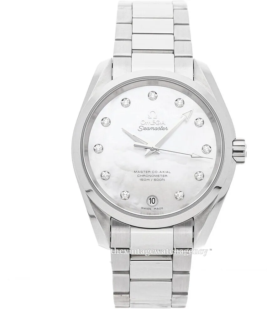 Omega Aqua Terra 231.10.39.21.55.002 38.5mm Stainless steel White