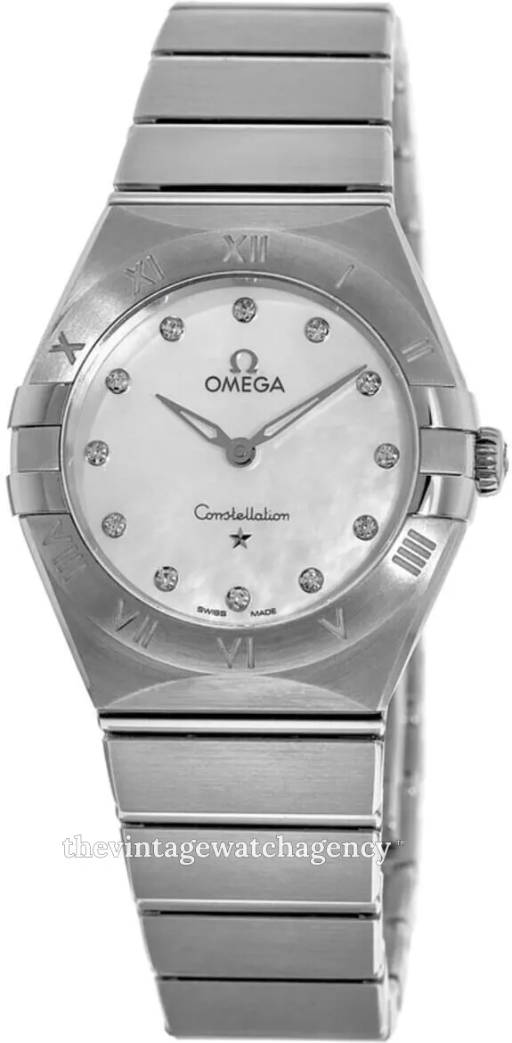 Omega Constellation Quartz 131.10.28.60.55.001 28mm Stainless steel White