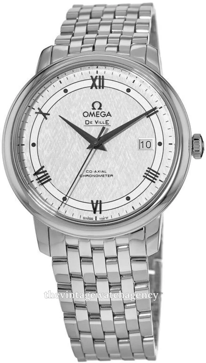 Omega De Ville 424.10.40.20.02.005 39.5mm Stainless steel White