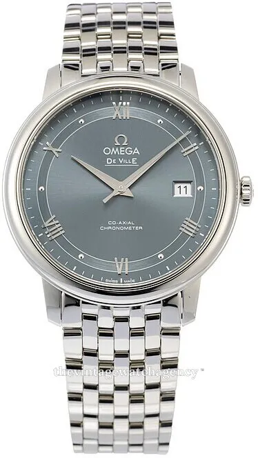 Omega De Ville 424.10.40.20.03.002 39.5mm Stainless steel Blue