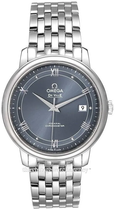 Omega De Ville 424.10.40.20.03.002 39.5mm Stainless steel Blue