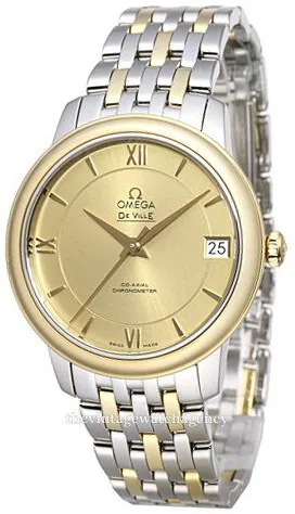 Omega De Ville 424.20.33.20.08.001 32.5mm 18 carat yellow gold steel Yellow