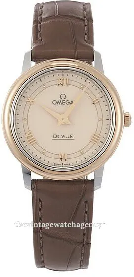 Omega De Ville 424.23.27.60.09.001 27.5mm Stainless steel White