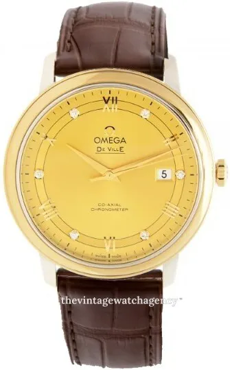 Omega De Ville 424.23.40.20.58.001 39.5mm Stainless steel Yellow