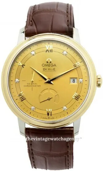 Omega De Ville 424.23.40.21.58.001 39.5mm Stainless steel Yellow gold