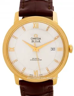 Omega De Ville Prestige 424.53.40.20.52.001 Yellow gold Silver