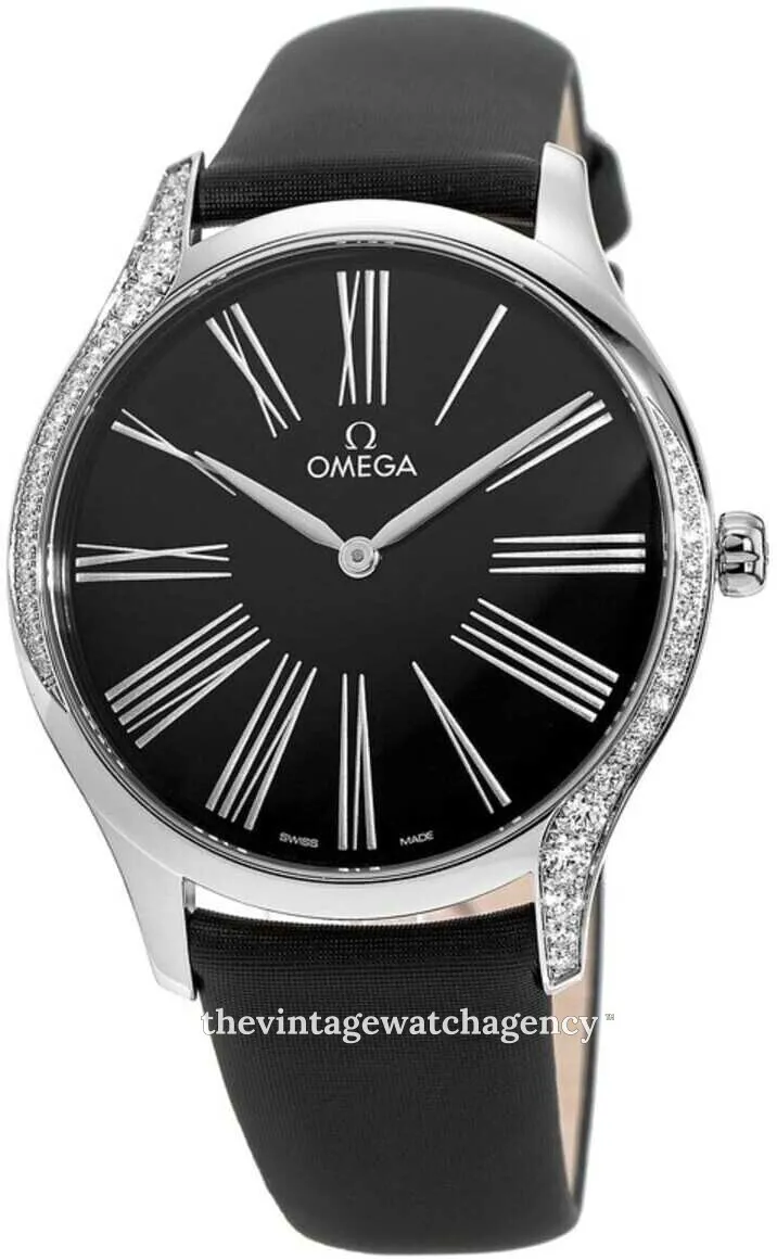 Omega De Ville 428.17.39.60.01.001 39mm Stainless steel Black