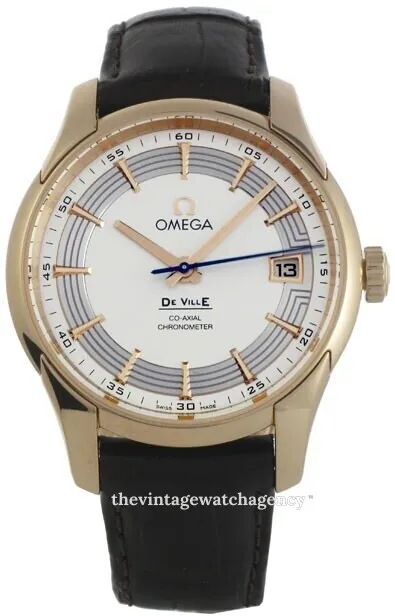 Omega De Ville 431.63.41.21.02.001 41mm Rose gold Silver