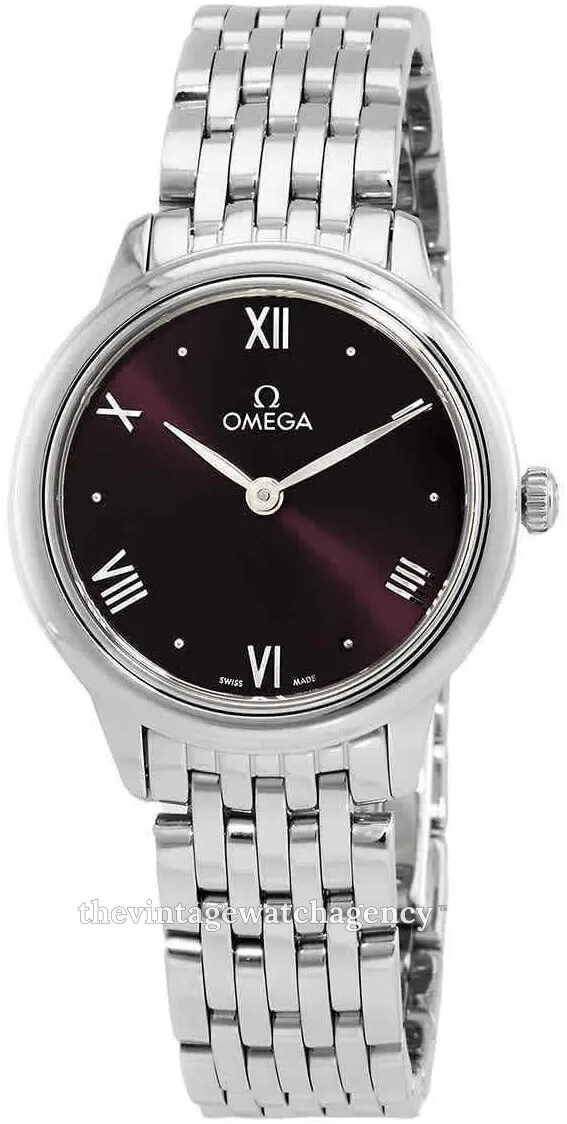 Omega De Ville 434.10.28.60.11.001 27.5mm Stainless steel Red