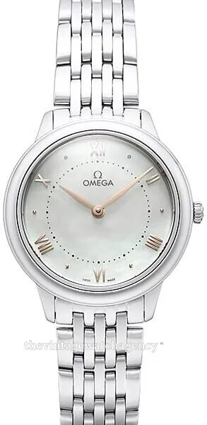 Omega De Ville 434.10.30.60.05.001 30mm Stainless steel White