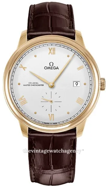 Omega De Ville 434.53.41.20.02.001 41mm Yellow gold Silver