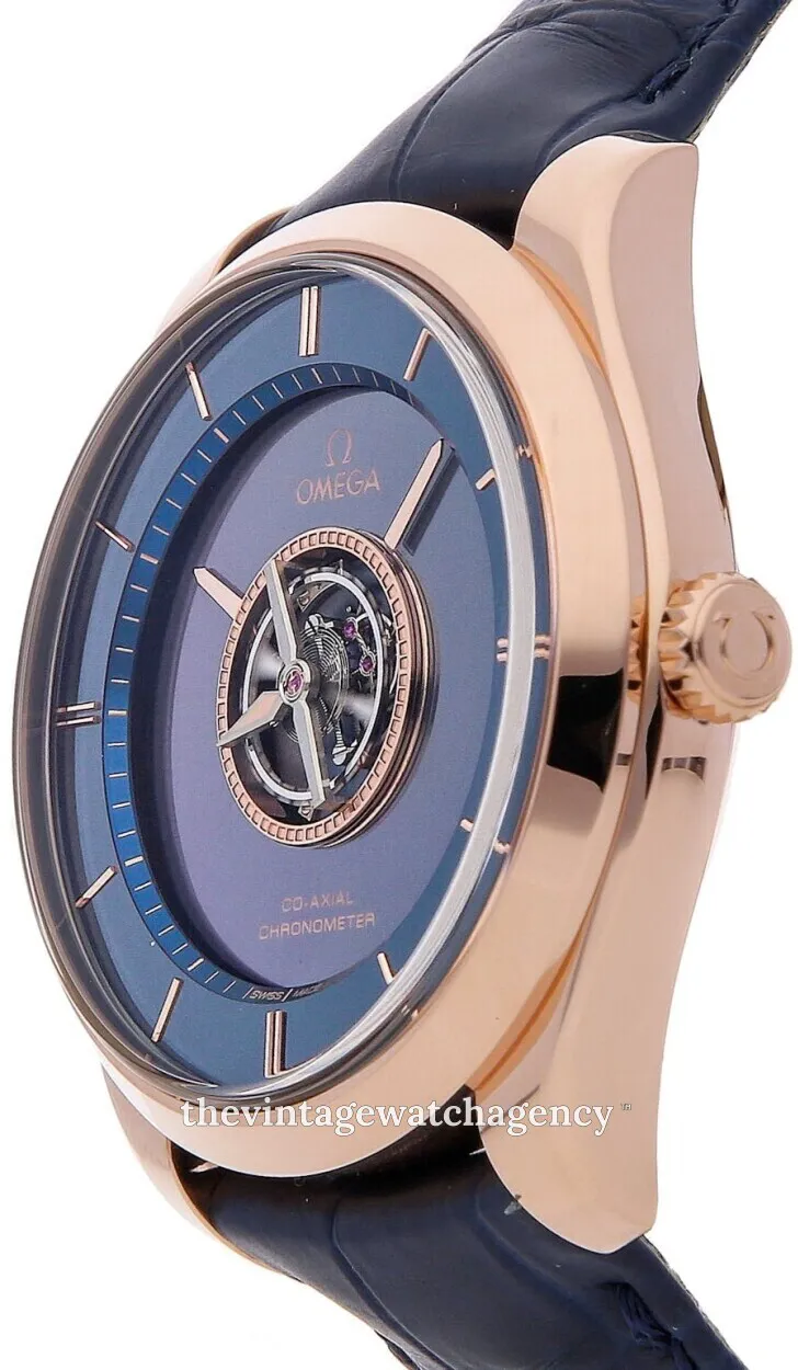 Omega De Ville 528.53.44.21.03.001 44mm Rose gold Blue 1