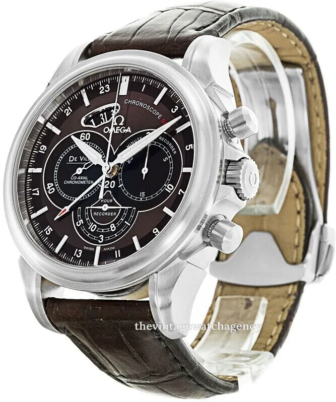 Omega De Ville Co-Axial 422.13.44.52.13.001 44mm Stainless steel Brown 1