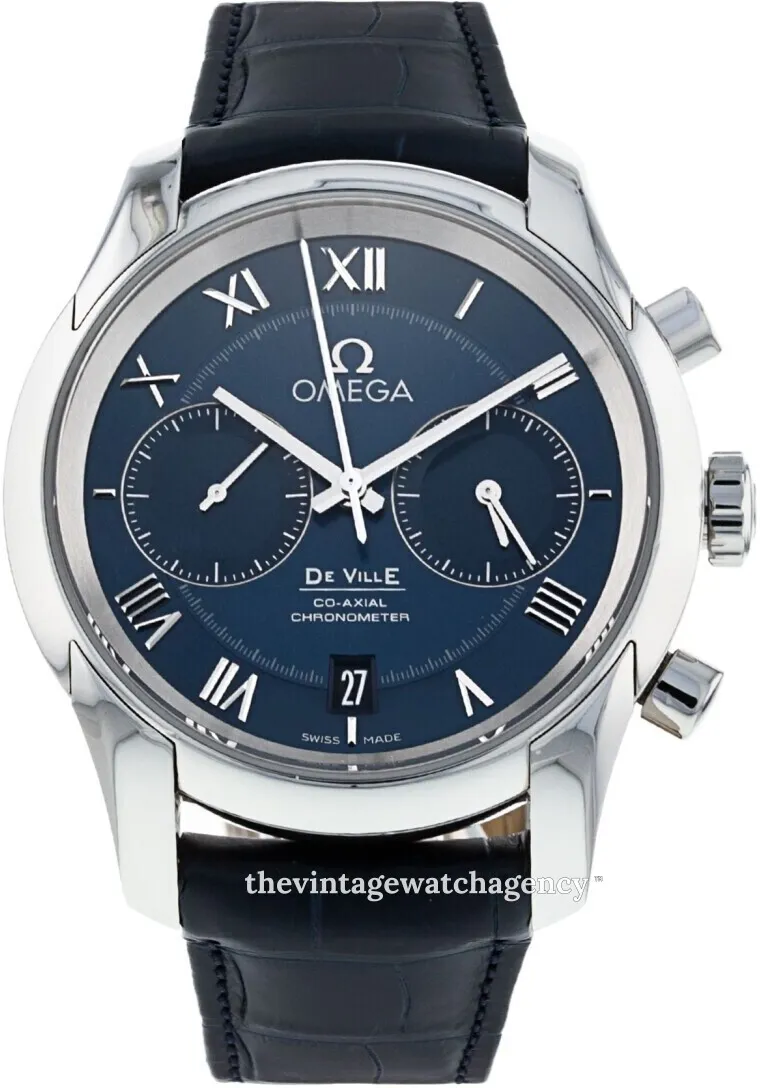 Omega De Ville Co-Axial 431.13.42.51.03.001 42mm Stainless steel Blue