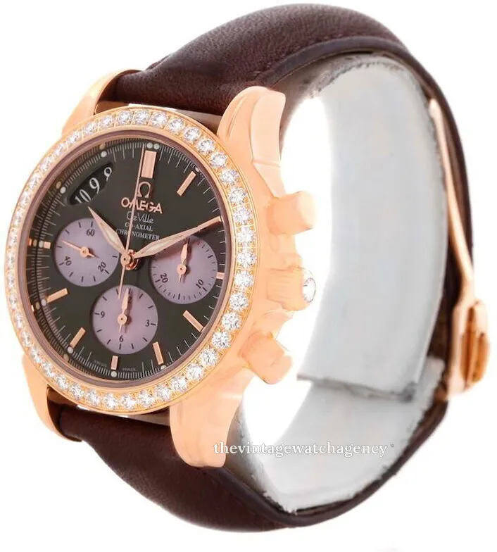 Omega De Ville Co-Axial 4677.60.37 35mm Rose gold Brown 1