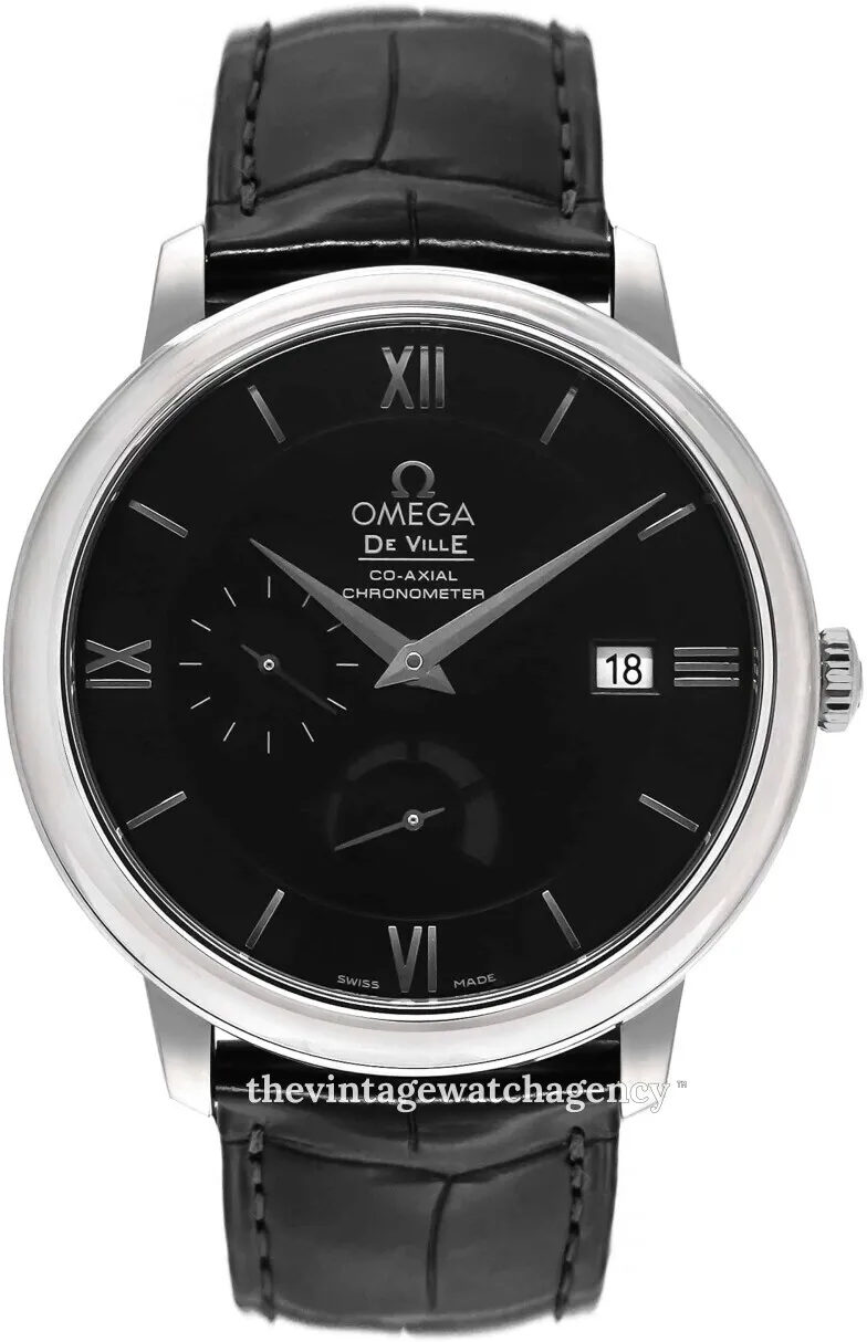 Omega De Ville Prestige 424.13.40.21.01.001 39.5mm Stainless steel Black