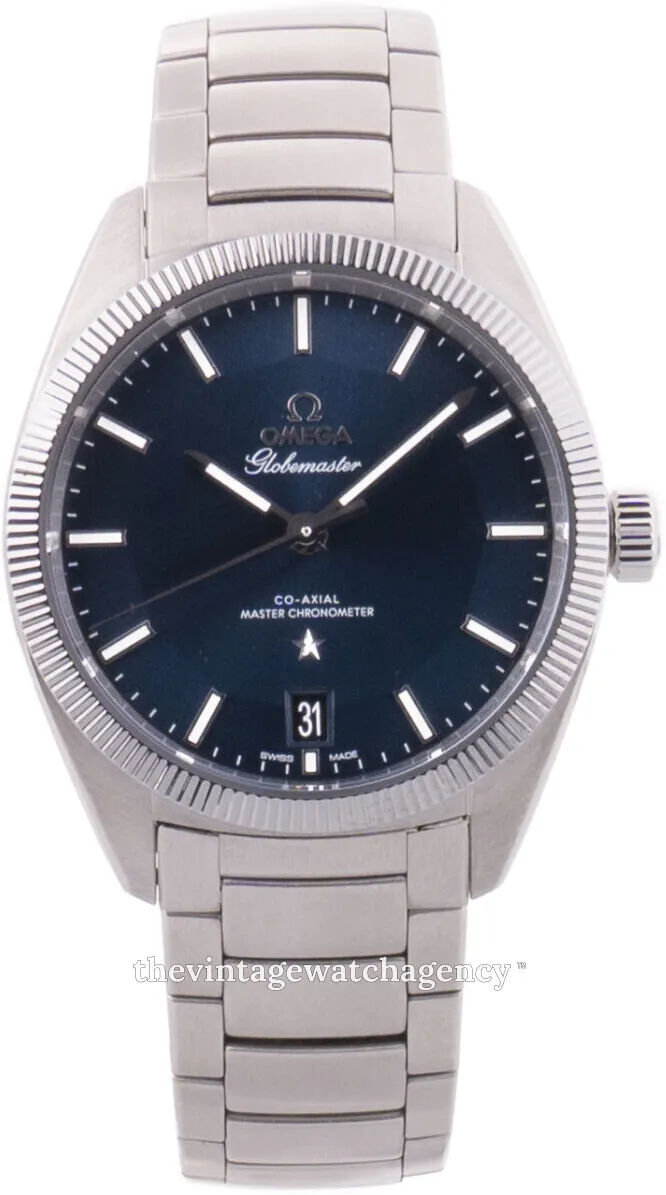 Omega Globemaster 130.30.39.21.03.001 39mm Stainless steel Blue