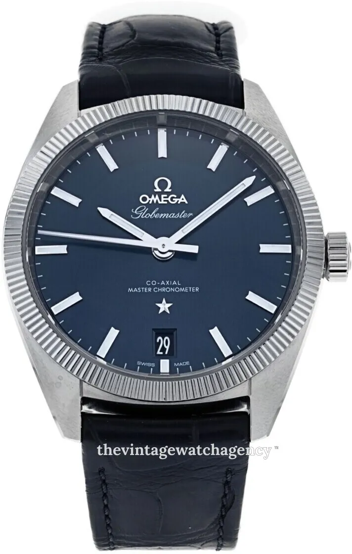 Omega Globemaster 130.33.39.21.03.001 39mm Stainless steel Blue