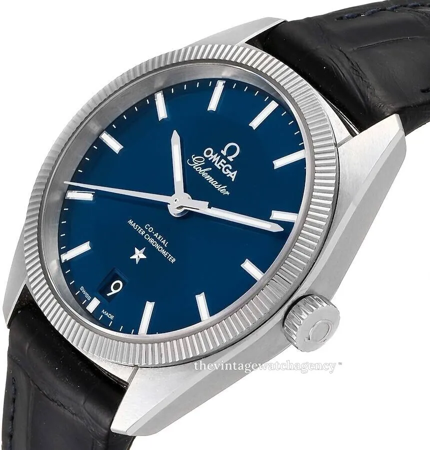 Omega Globemaster 130.33.39.21.03.001 39mm Stainless steel Blue 2