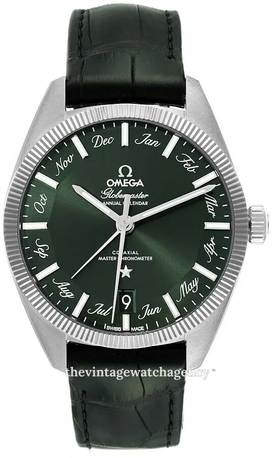 Omega Globemaster 130.33.41.22.10.001 41mm Stainless steel Green