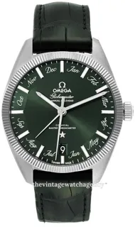 Omega Globemaster 130.33.41.22.10.001 Stainless steel Green