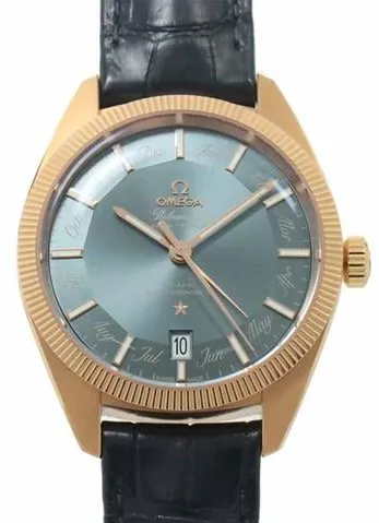 Omega Globemaster 130.53.41.22.03.001 41mm Rose gold Blue