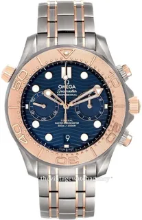 Omega Seamaster Diver 300M 210.60.44.51.03.001 Titanium Blue