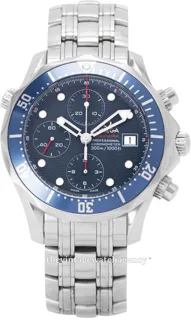 Omega Seamaster Diver 300M 2225.80.00 Stainless steel Blue wave pattern