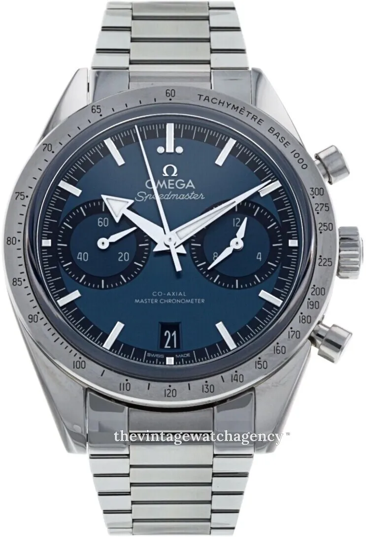 Omega Speedmaster 332.10.41.51.03.001 40.5mm Stainless steel Blue