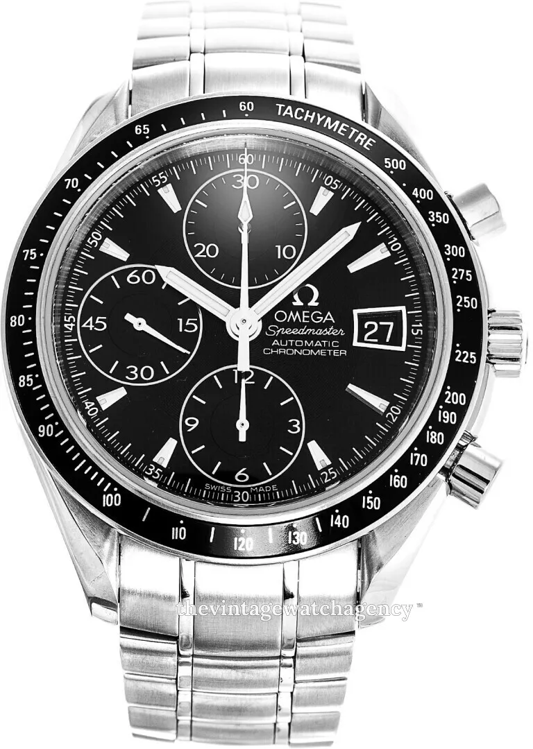 Omega Speedmaster Date 32105000 40mm Stainless steel Black