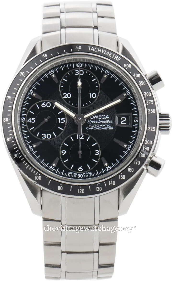 Omega Speedmaster Date 32105000 40mm Stainless steel Black