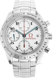 Omega Speedmaster Date 323.10.40.40.04.001 Stainless steel White