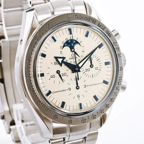 Omega Speedmaster Moonwatch 3875.20.37 42mm Stainless steel Ivory 3