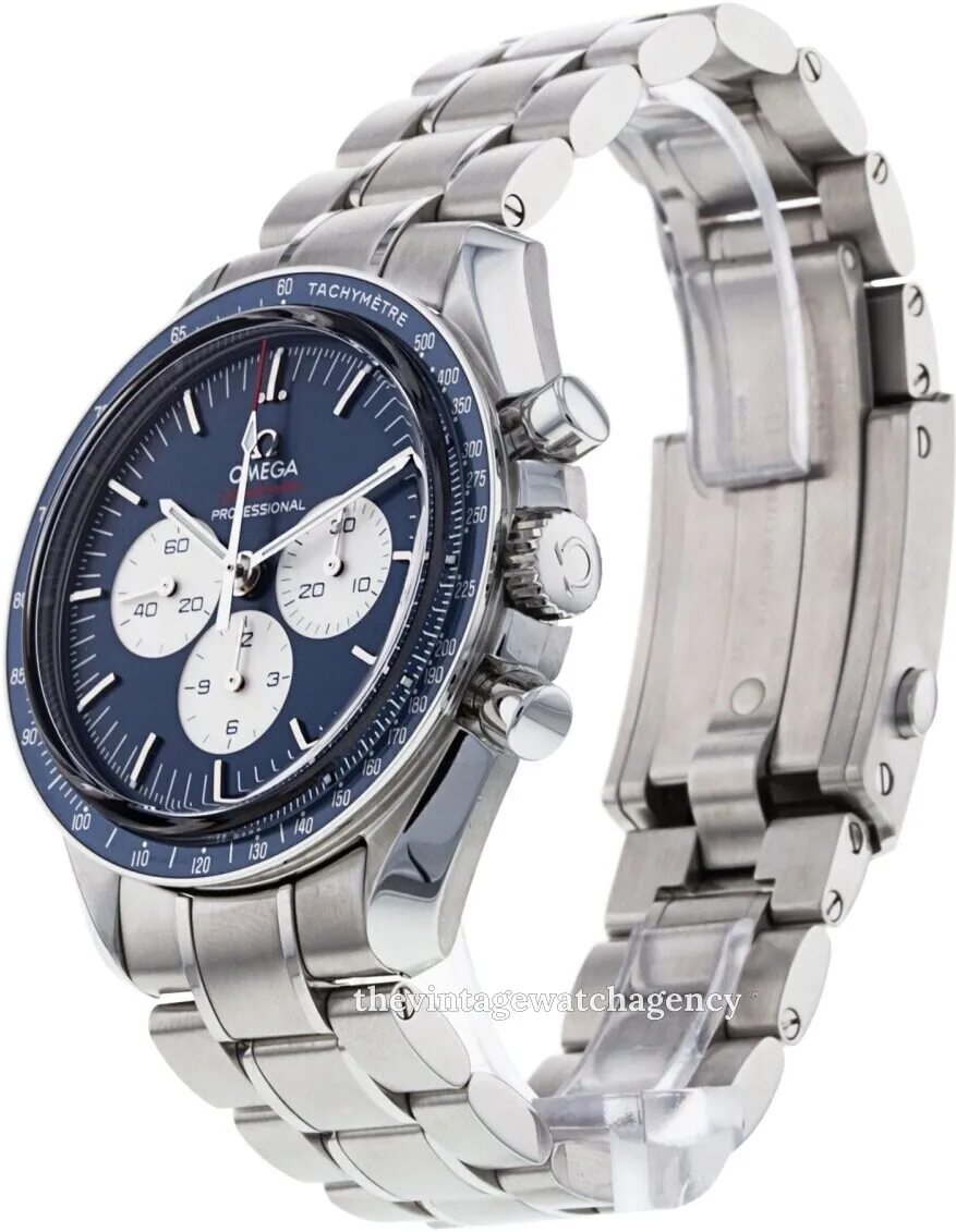 Omega Speedmaster Moonwatch 522.30.42.30.03.001 42mm Stainless steel Blue 1