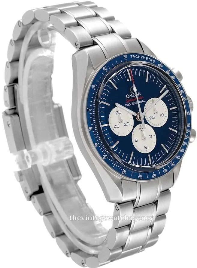 Omega Speedmaster Moonwatch 522.30.42.30.03.001 42mm Stainless steel Blue 3