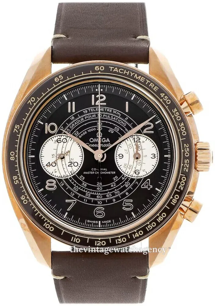 Omega Speedmaster Racing 329.92.43.51.10.001 43mm Brushed/polished bronze Brown