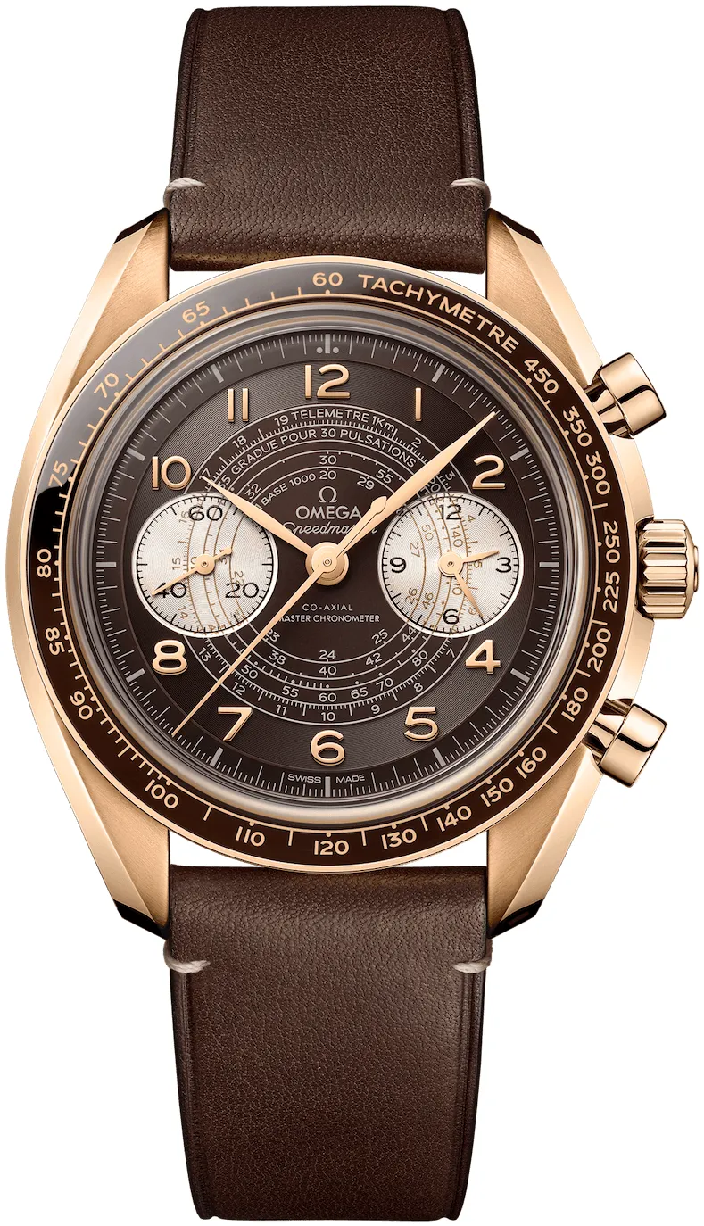 Omega Speedmaster Racing 329.92.43.51.10.001 43mm Bronze gold Brown