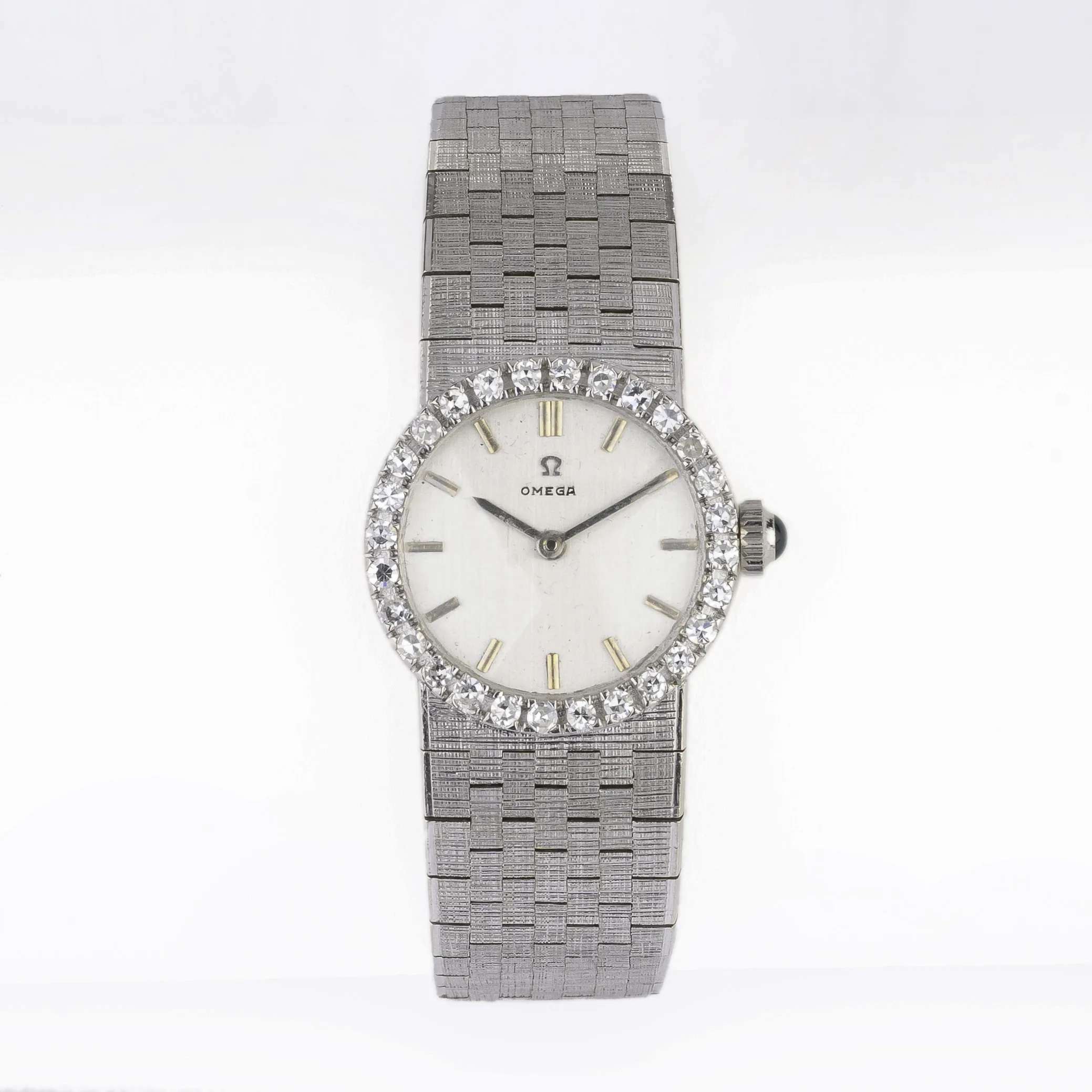 Omega 22mm 18k white gold