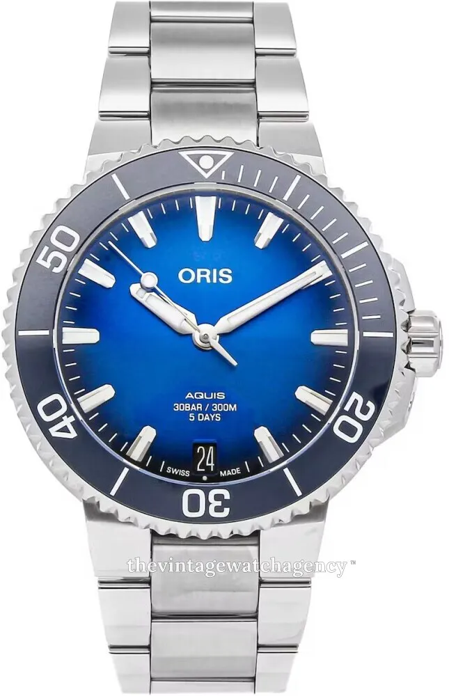 Oris Aquis 01 400 7769 4135-07 8 22 09PEB 41.5mm Stainless steel Blue