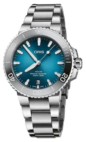 Oris Aquis 01 733 7732 4155-07 8 21 05PEB 40mm Stainless steel Blue