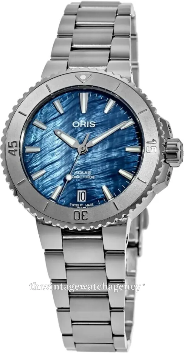 Oris Aquis 01 733 7770 4155-07 8 18 05P 36.5mm Stainless steel Blue