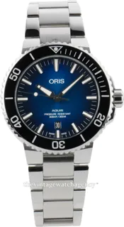 Oris Aquis Date 01 733 7730 4185-Set MB (V700585) Stainless steel Blue