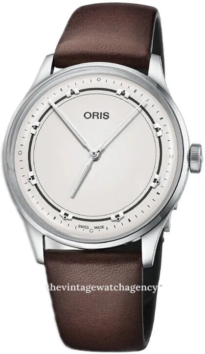 Oris Artelier 01 733 7762 4081-SET 38mm Stainless steel Silver