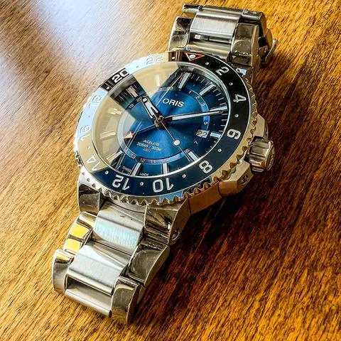 Oris Artelier Complication 01 798 7754 4185 43.5mm Stainless steel Blue 1