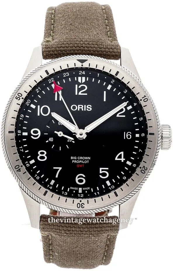 Oris Big Crown 01 748 7756 4064-07 3 22 02LC 44mm Stainless steel Black