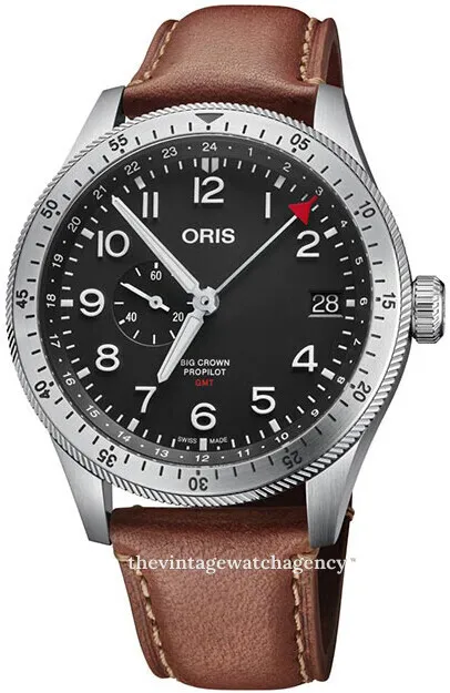 Oris Big Crown 01 748 7756 4064-07 5 22 07LC 44mm Stainless steel Black