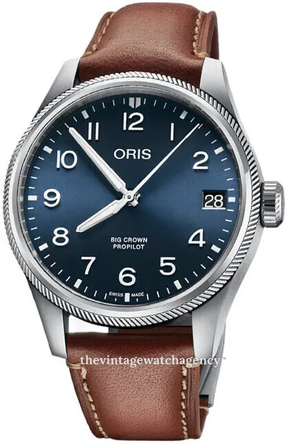 Oris Big Crown 01 751 7761 4065-07 6 20 07LC 41mm Stainless steel Blue