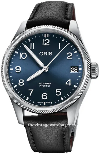 Oris Big Crown 01 751 7761 4065-07 6 20 08LC 41mm Stainless steel Blue