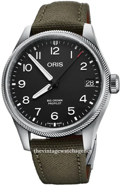 Oris Big Crown 01 751 7761 4164-07 3 20 03LC 41mm Stainless steel Black